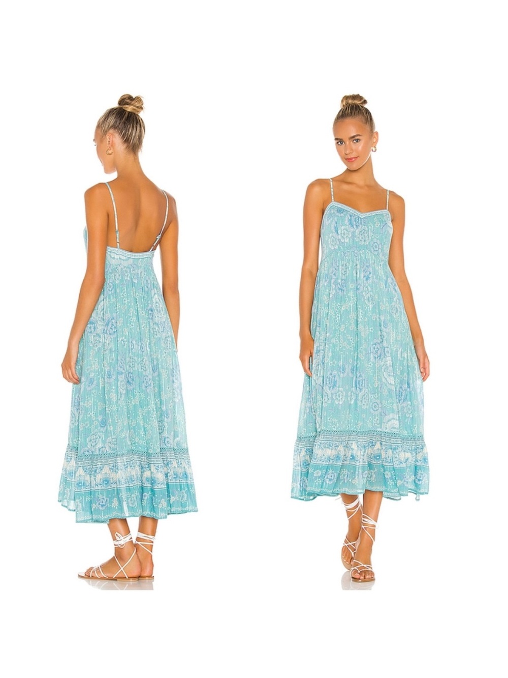 Spell and the Gypsy x Revolve Aqua Mystic Strappy Midi Dress